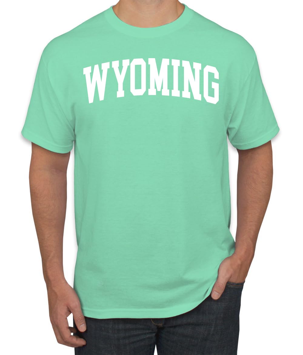 State of Wyoming College Style Fashion Men's T-Shirt