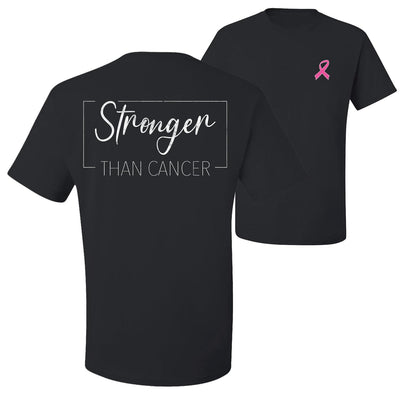 Breast Cancer Awareness Faith Pink Ribbon Sunflower Front and Back Unisex T-Shirt
