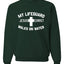 My Lifeguard Walks on Water Jesus Christ Bible Inspirational/Christian Unisex Crewneck Sweatshirt