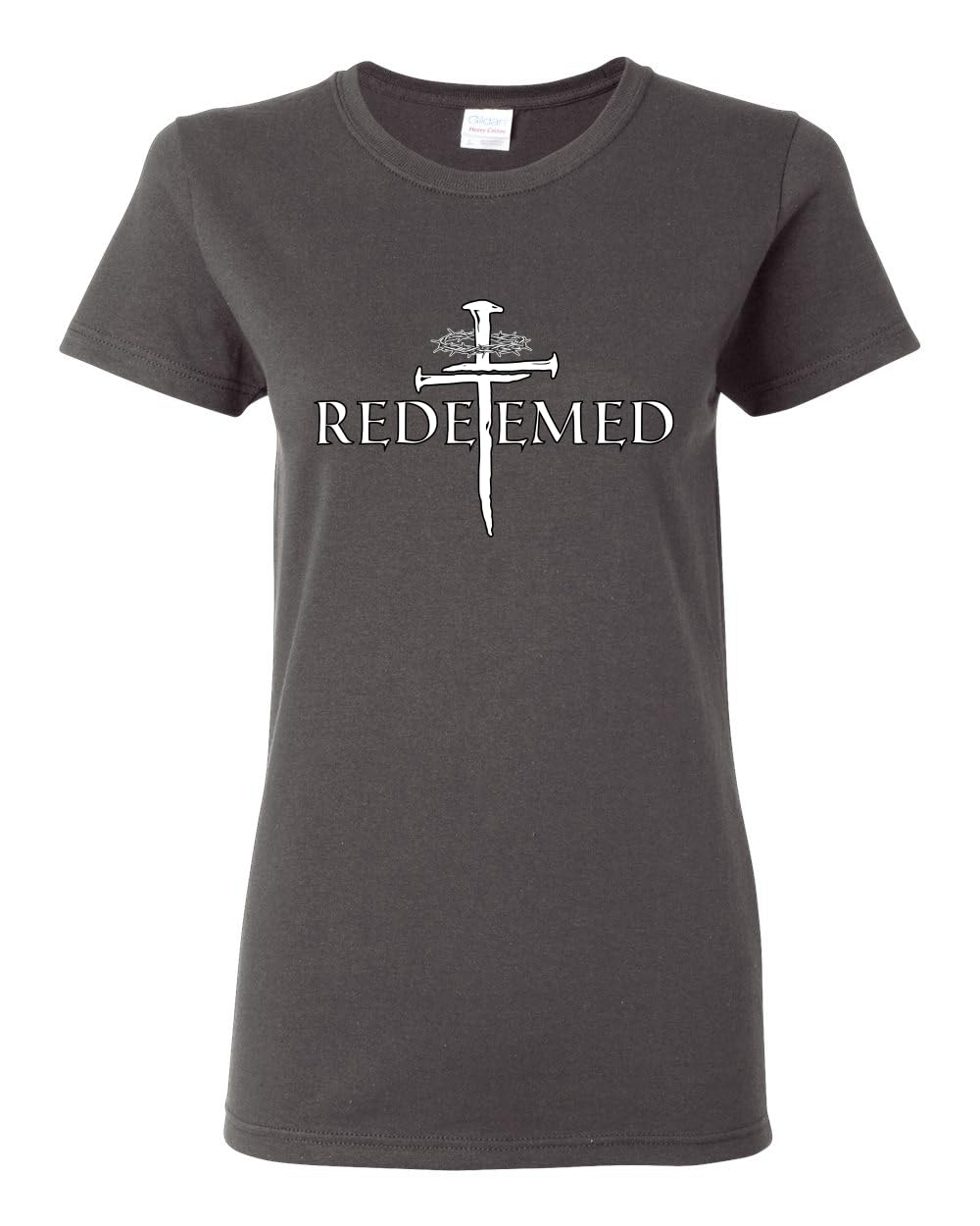 Redeemed Cross Jesus Christ Nails Inspirational/Christian Womens Graphic T-Shirt