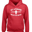 My Lifeguard Walks on Water Jesus Christ Bible Inspirational/Christian Youth Hooded Graphic Sweatshirt