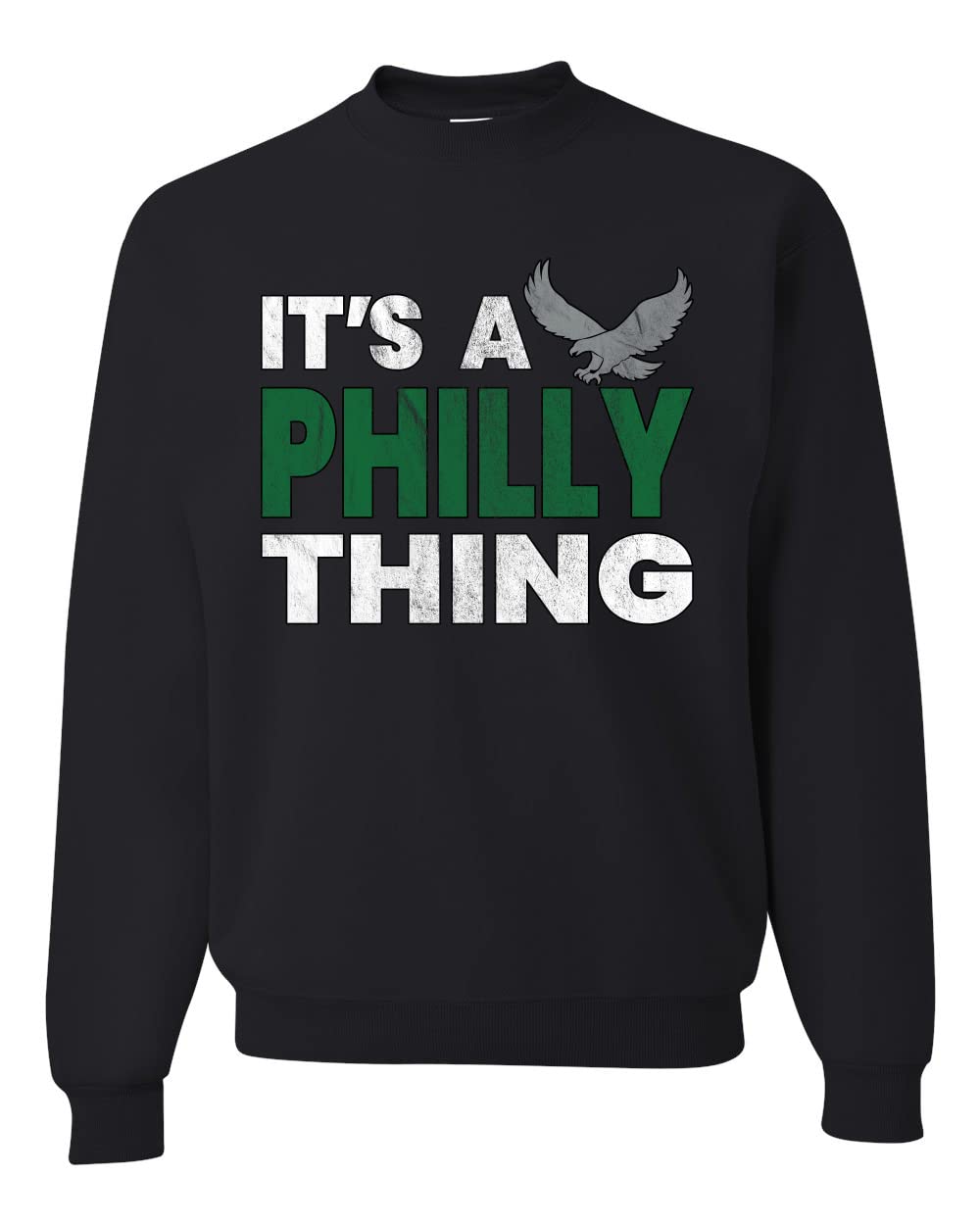PHI Fantasy Football Sports Fan Pullover Soft Cotton Blend Graphic Unisex Crewneck Sweatshirt