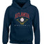 American Baseball Fan Vintage Distressed Field Sports Gift Youth Hooded Sweatshirt