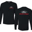 Ford Racing Logo Performance Motorsports Car Enthusiasts Truck Cars and Trucks Front and Back Mens Long Sleeve Shirt