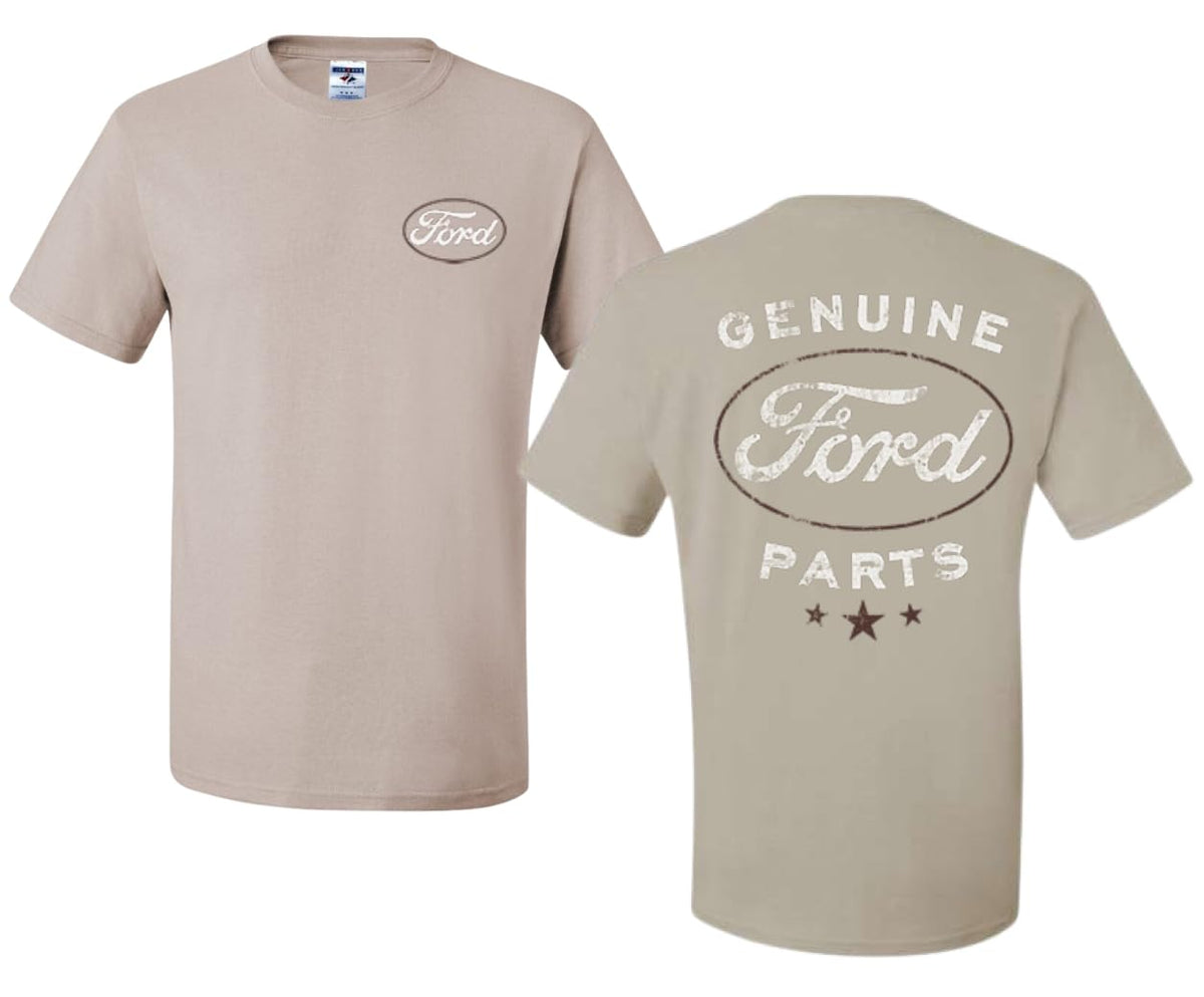 Genuine Ford Parts Vintage Distressed  Cool Printed  Cars and Trucks Men's T-Shirt