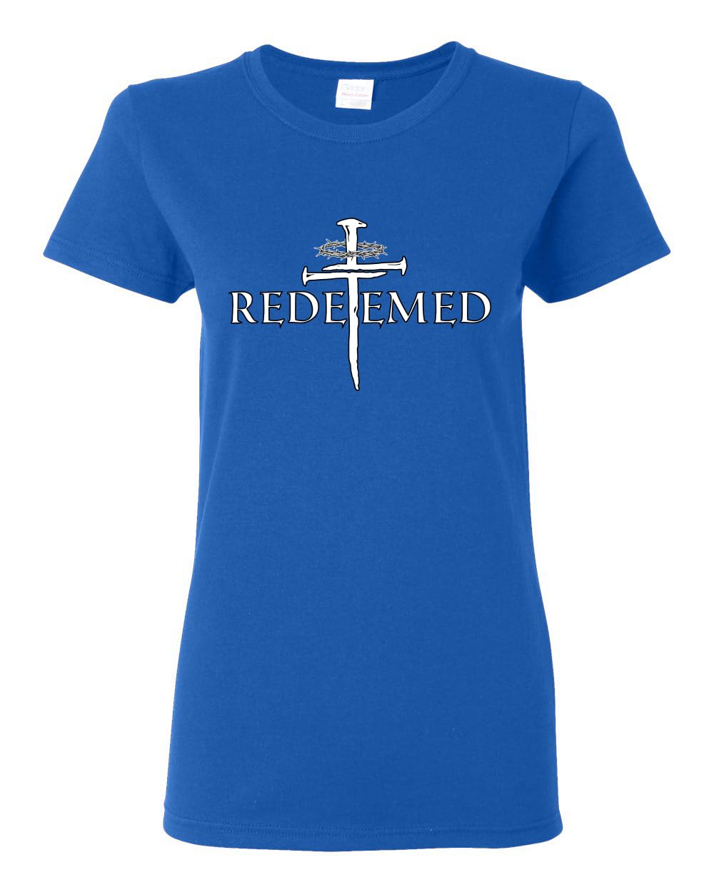 Redeemed Cross Jesus Christ Nails Inspirational/Christian Womens Graphic T-Shirt