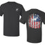 US Flag Ford Bronco Front and Back  Cars and Trucks Men's T-Shirt