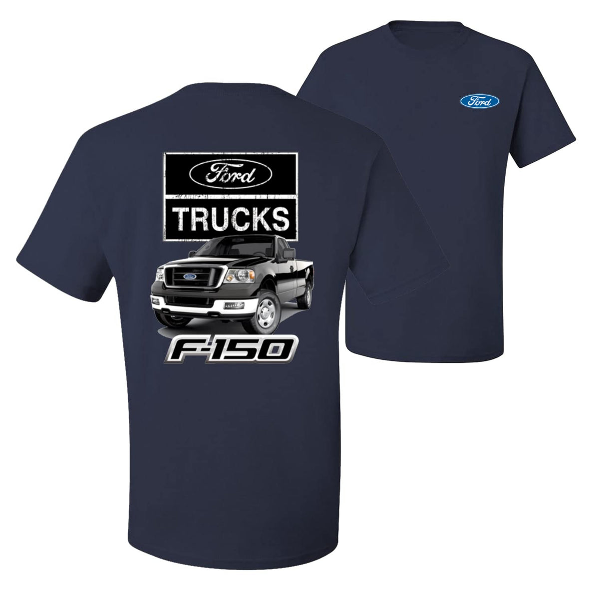 Ford Trucks F150 Pickup Cars and Trucks Front and Back Men's Graphic T-Shirt