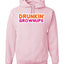 Drunkin' Grownups America Runs on Alcohol Parody Humor Unisex Hoodie Sweatshirt
