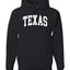 State of Texas College Style Fashion Unisex Hoodie Sweatshirt