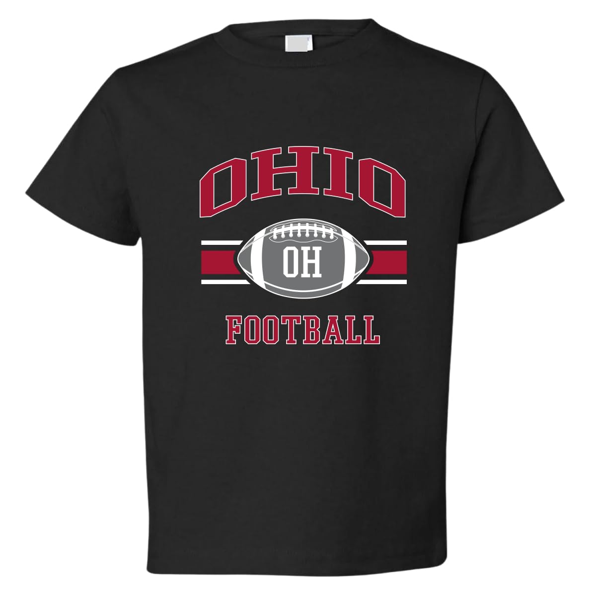 College Football Fan T-Shirt, Vintage American Team Design, Game Day Apparel, Retro USA Sports Toddler Crew T-Shirt