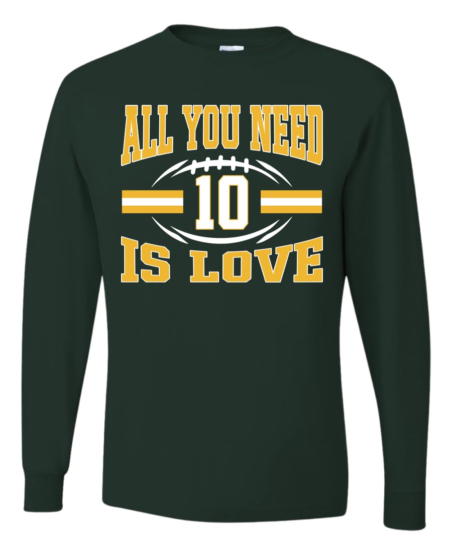 Green Bay Fan | GB Fantasy Football Sports Mens Long Sleeve Shirt