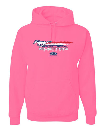 Ford Mustang USA Pony Logo Est 1964 Classic Racing Logo Cars and Trucks Unisex Hoodie