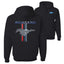 Ford Mustang Classic Pony USA Logo Emblem Cars and Trucks Front and Back Unisex Graphic Hoodie Sweatshirt