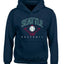 American Baseball Fan Vintage Distressed Field Sports Gift Youth Hooded Sweatshirt