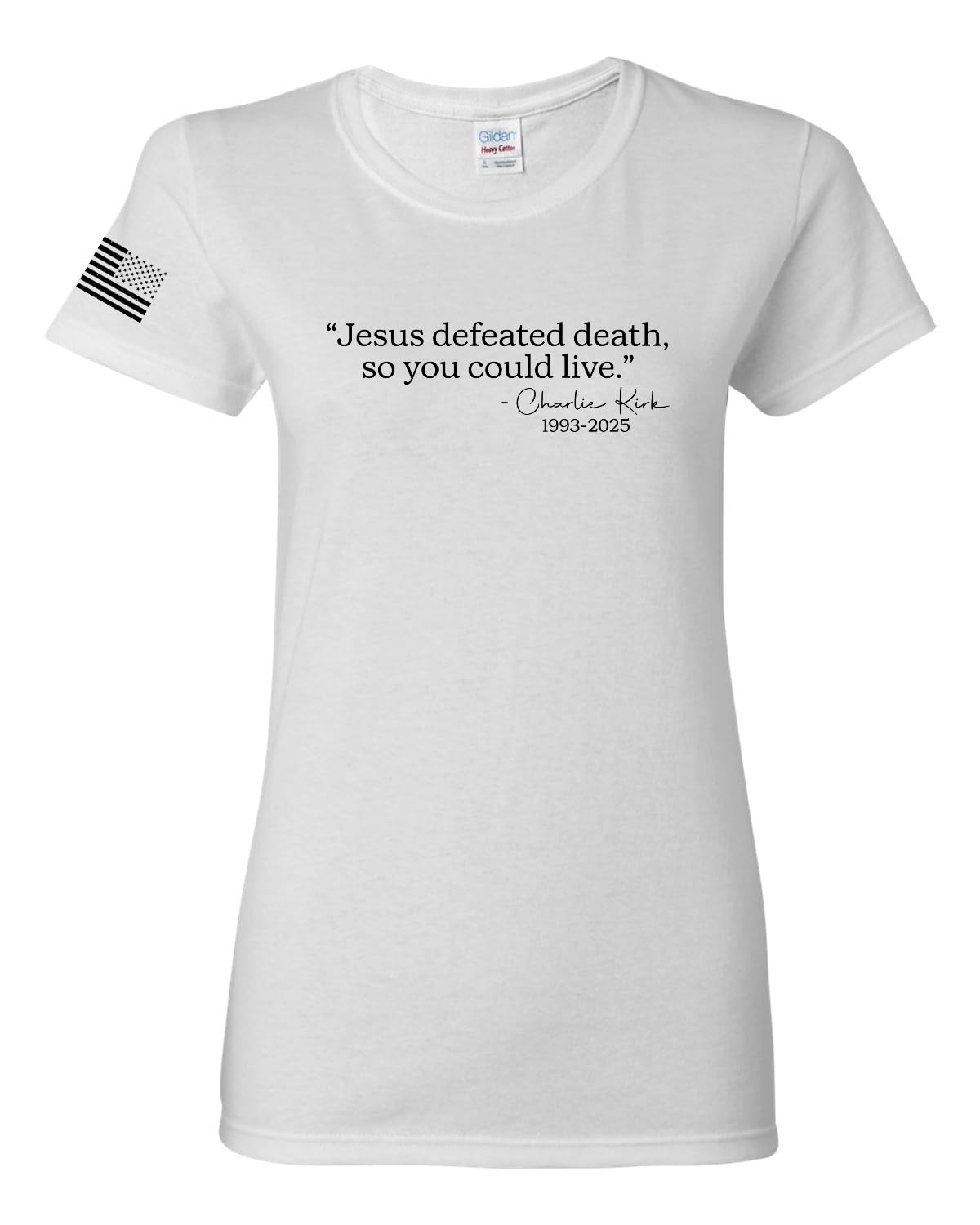 Freedom God Family Patriotism Shirt, Christian Conservative Tee for Women, Women's Graphic T-Shirt