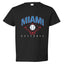 American Baseball Fan Vintage Distressed Field Sports Toddler Crew Graphic T-Shirt