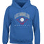American Baseball Fan Vintage Distressed Field Sports Gift Youth Hooded Sweatshirt
