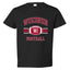 College Football Fan T-Shirt, Vintage American Team Design, Game Day Apparel, Retro USA Sports Toddler Crew T-Shirt