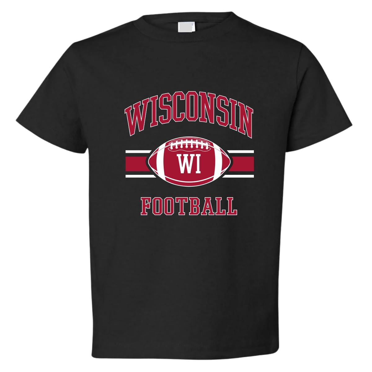 College Football Fan T-Shirt, Vintage American Team Design, Game Day Apparel, Retro USA Sports Toddler Crew T-Shirt