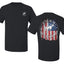 US Flag Ford Bronco Front and Back  Cars and Trucks Men's T-Shirt