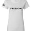 Freedom God Family Patriotism Shirt, Christian Conservative Tee for Women, Women's Graphic T-Shirt