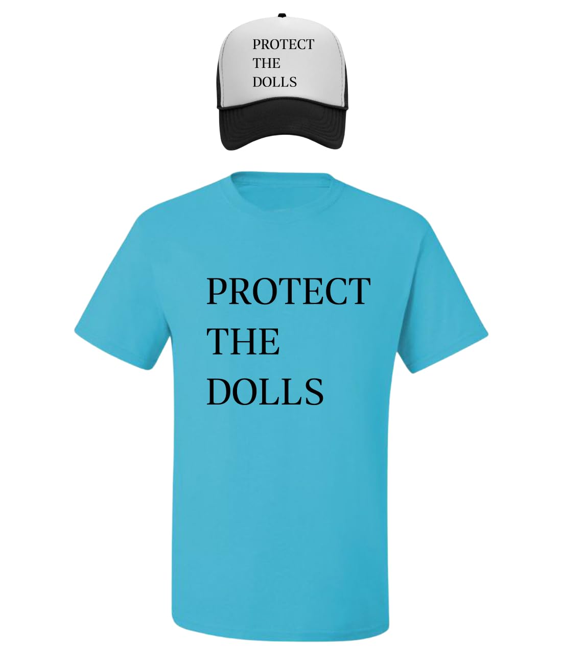 Protect The Dolls Viral Tshirt, Support Trans Rights LGBT Pride Men's T-Shirt and Hat Combo