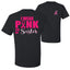 Breast Cancer Awareness Faith Pink Ribbon Sunflower Front and Back Unisex T-Shirt