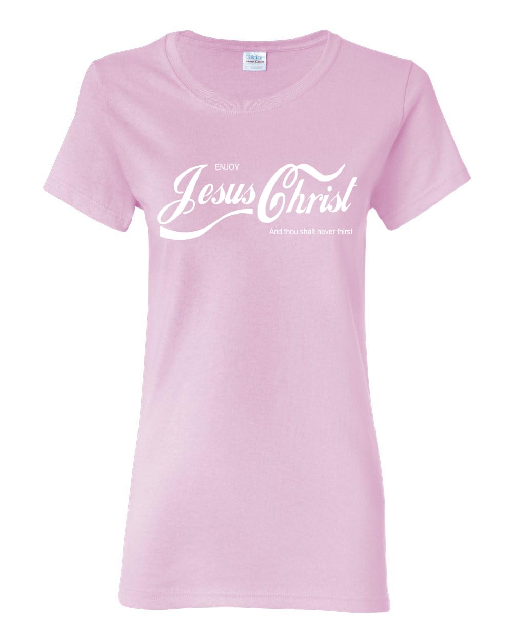 Enjoy Jesus Christ Parody Shirt Thou Shalt Never Thirst, Funny Christian Inspirational T Shirt for Womens