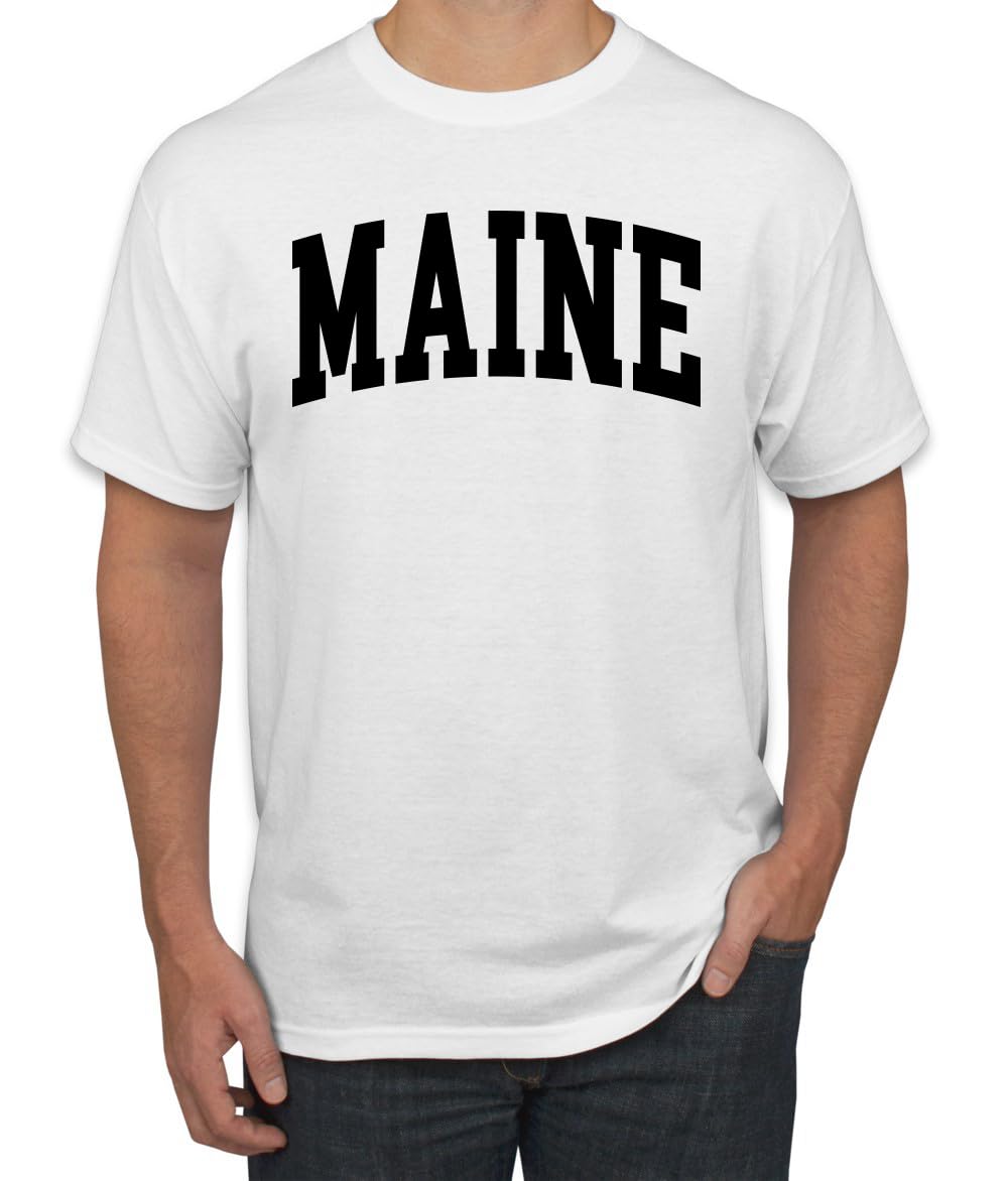 State of Maine College Style Fashion T-Shirt