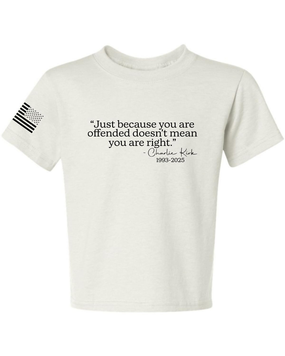 Freedom God Family Patriotism Shirt, Christian Conservative Unisex Tee for Boys Girls Youth T-Shirt