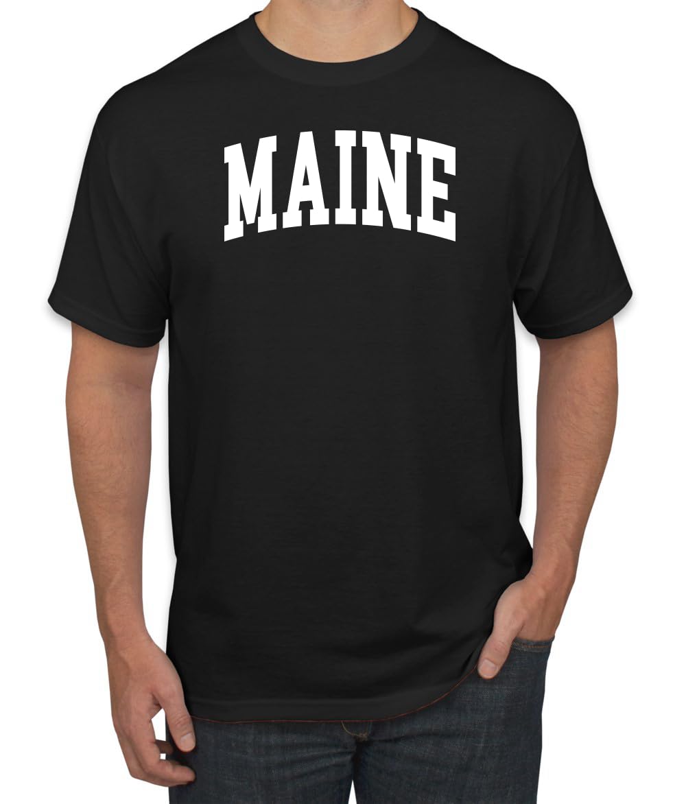 State of Maine College Style Fashion T-Shirt