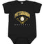 American Baseball Fan Vintage Distressed Field Sports Gift Baby Short-Sleeve Bodysuit