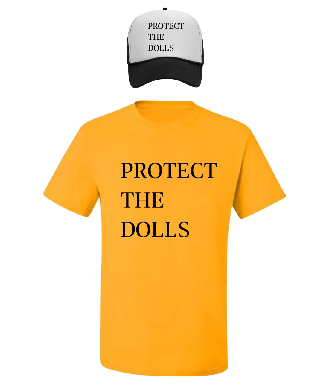 Protect The Dolls Viral Tshirt, Support Trans Rights LGBT Pride Men's T-Shirt and Hat Combo