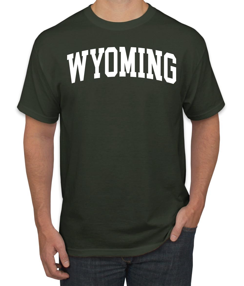 State of Wyoming College Style Fashion Men's T-Shirt