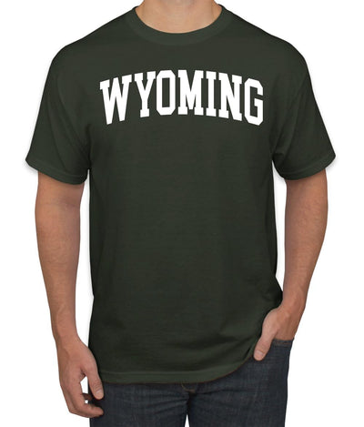 State of Wyoming College Style Fashion Men's T-Shirt