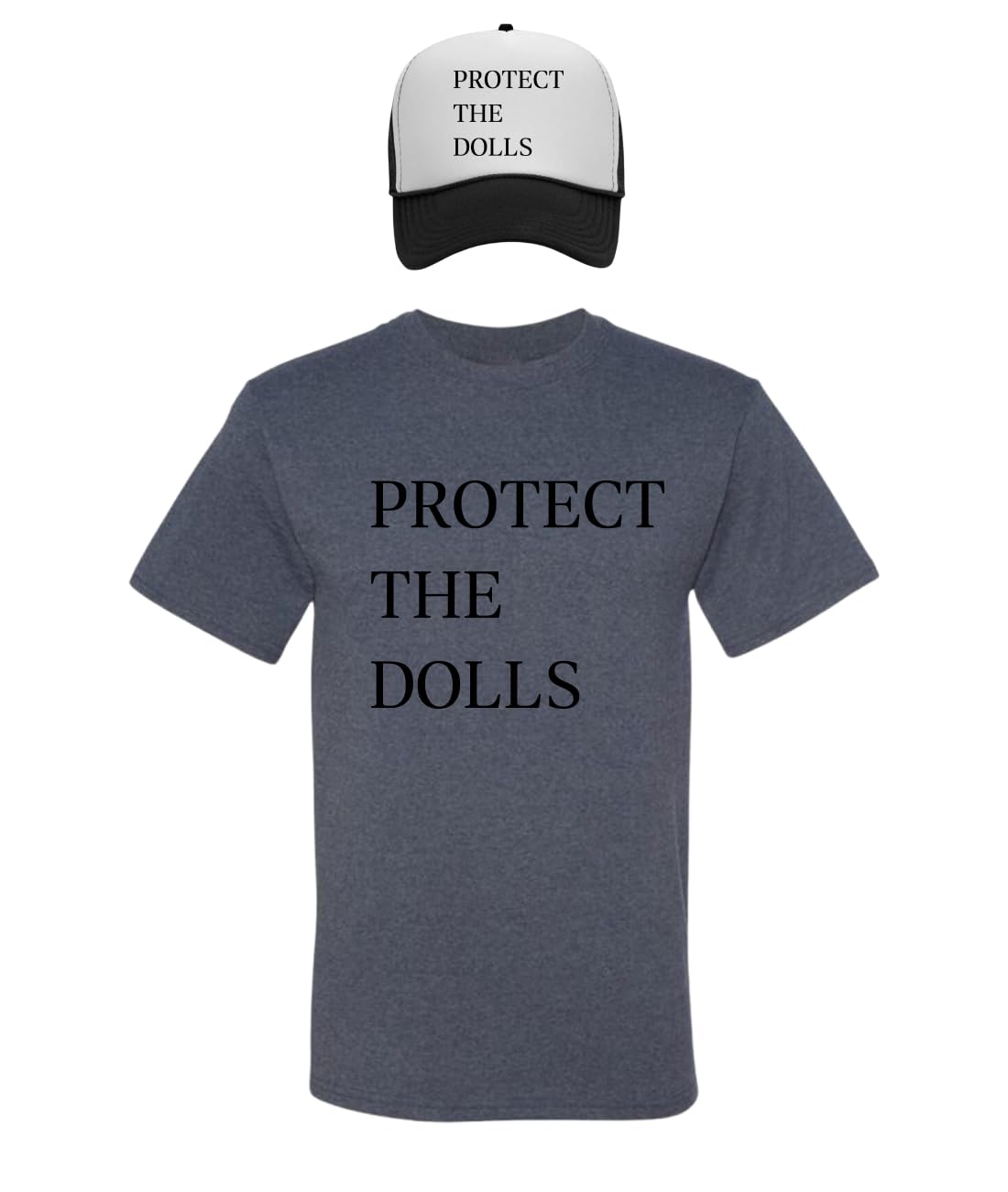 Protect The Dolls Viral Tshirt, Support Trans Rights LGBT Pride Men's T-Shirt and Hat Combo