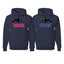 Bonnie Clyde Classic Guns Love Cute Boyfriend Girlfriend His and Hers Matching Couples Hoodie Sweater Set