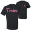 Breast Cancer Awareness Faith Pink Ribbon Sunflower Front and Back Unisex T-Shirt