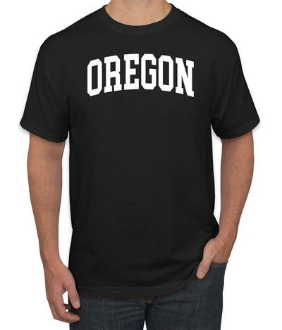 State of Oregon College Style White Fashion Men's T-Shirt