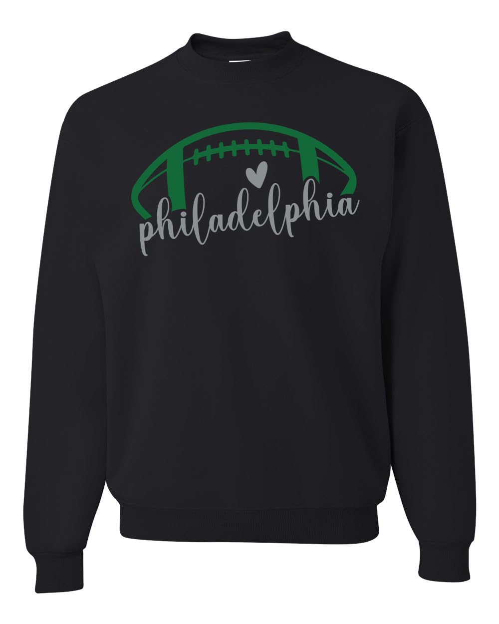 PHI Fantasy Football Sports Fan Pullover Soft Cotton Blend Graphic Unisex Crewneck Sweatshirt