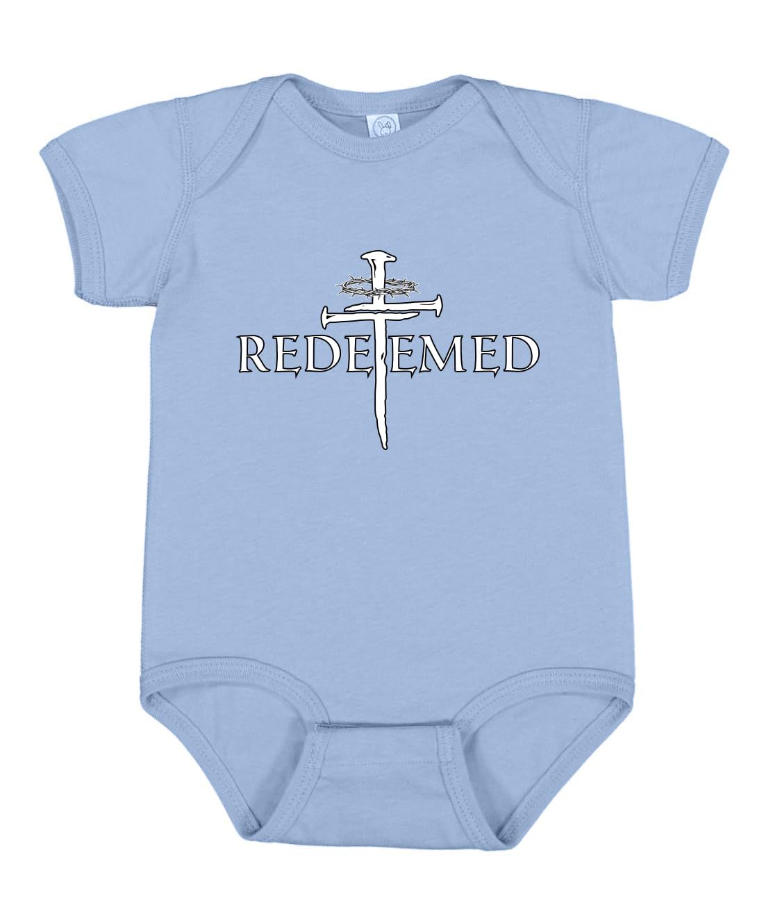 Redeemed Cross Jesus Christ Nails Inspirational/Christian Baby Creeper Boys Girls Infant Graphic Bodysuit