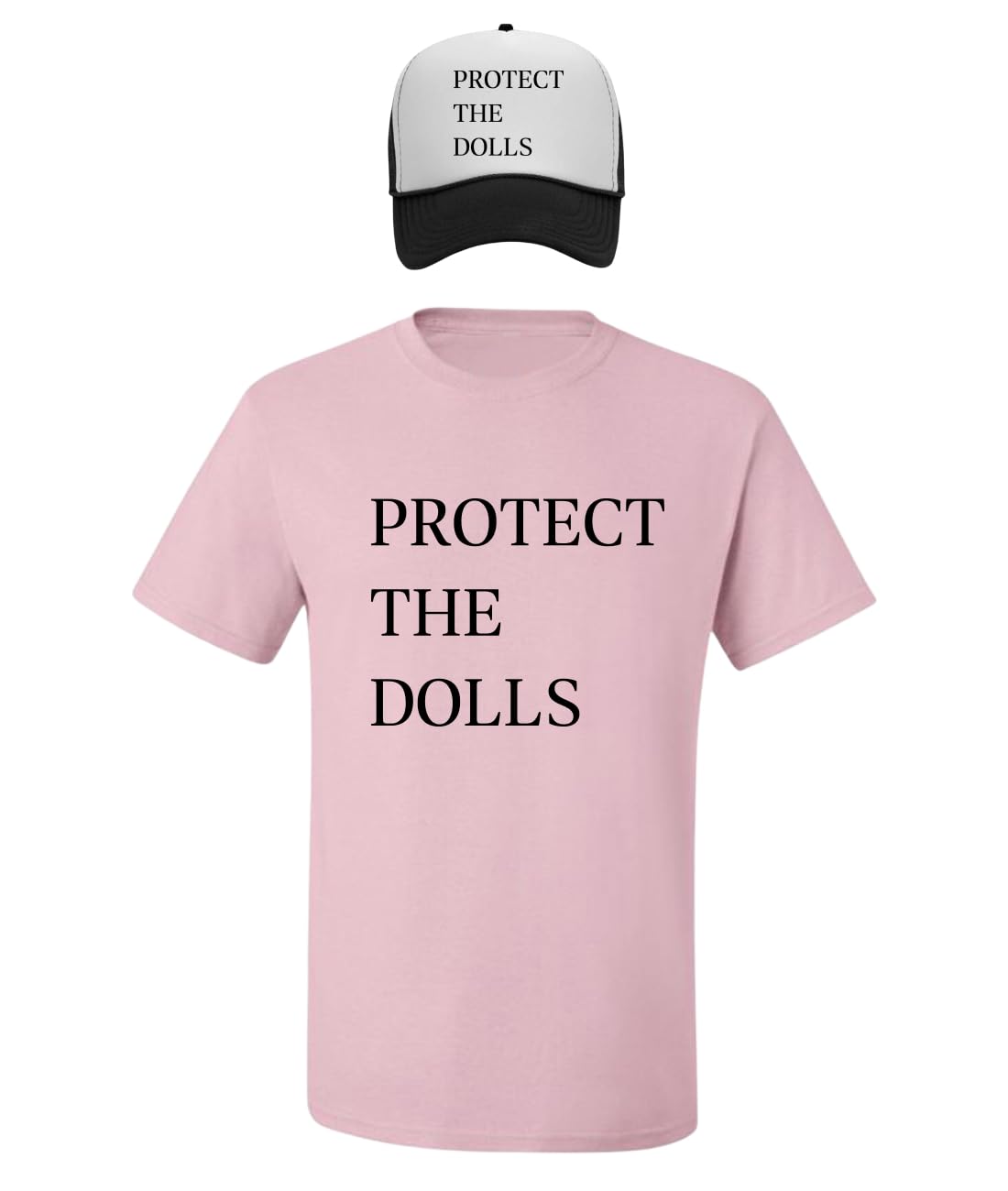 Protect The Dolls Viral Tshirt, Support Trans Rights LGBT Pride Men's T-Shirt and Hat Combo