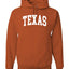 State of Texas College Style Fashion Unisex Hoodie Sweatshirt
