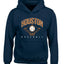 American Baseball Fan Vintage Distressed Field Sports Gift Youth Hooded Sweatshirt