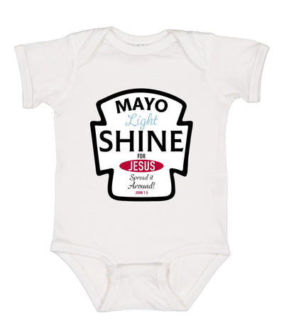 Funny Jesus Christ Condiment Inspirational/Christian Baby Creeper Boys Girls Infant Bodysuit