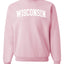 State of Wisconsin College Style Fashion Unisex Crewneck Sweatshirt