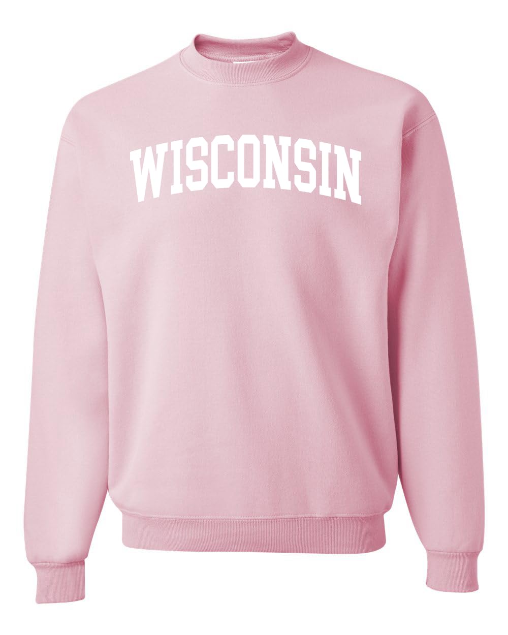 State of Wisconsin College Style Fashion Unisex Crewneck Sweatshirt