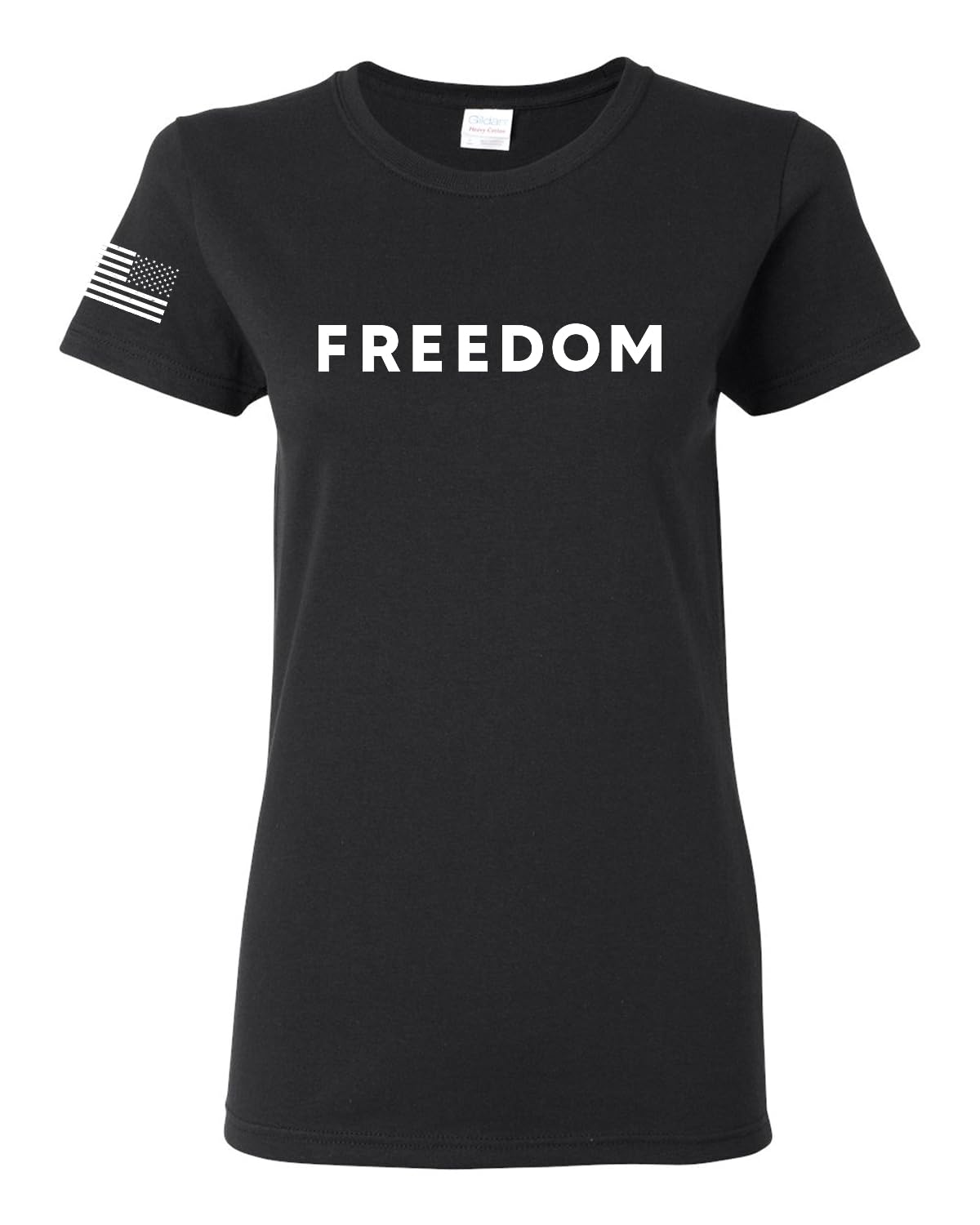 Freedom God Family Patriotism Shirt, Christian Conservative Tee for Women, Women's Graphic T-Shirt