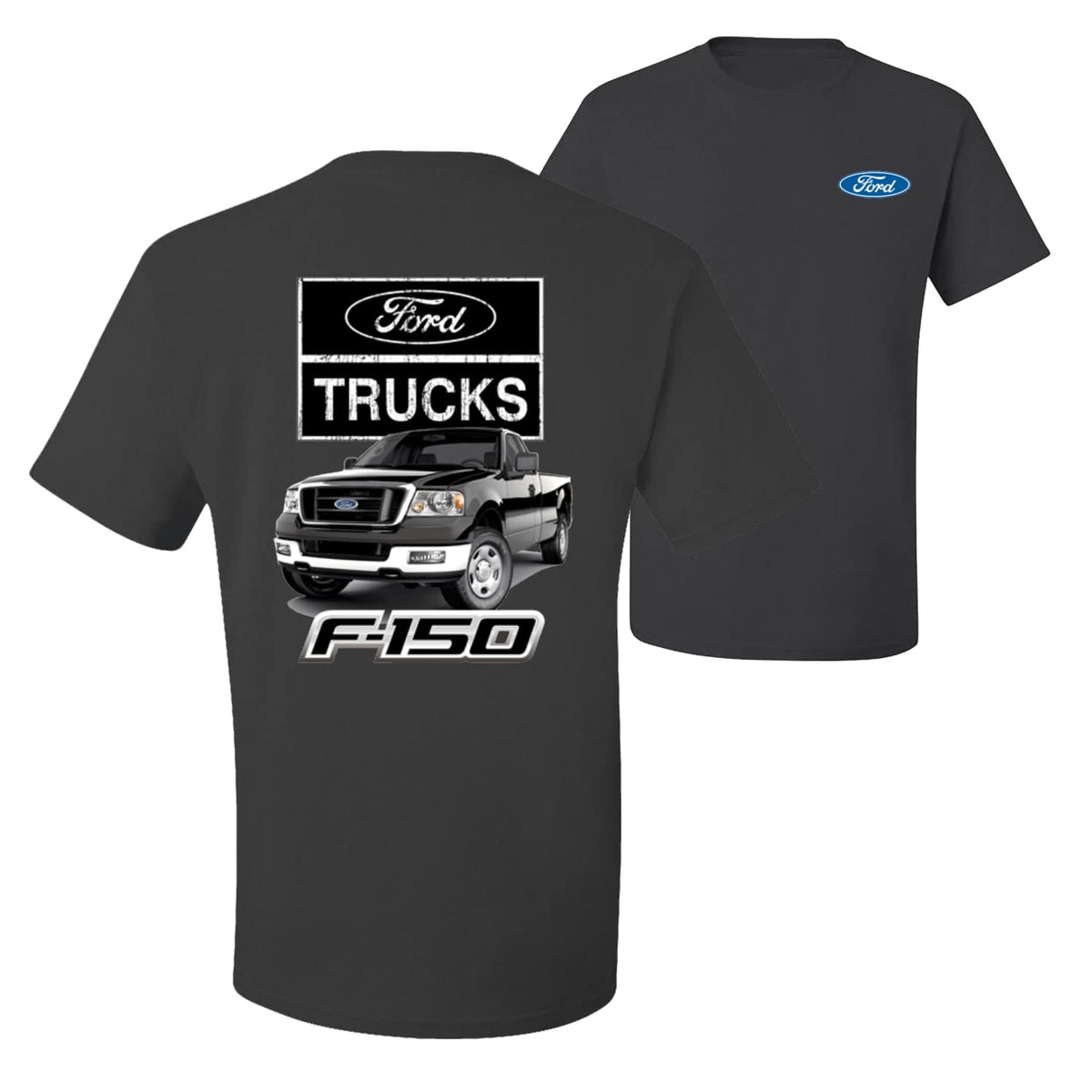 Ford Trucks F150 Pickup Cars and Trucks Front and Back Men's Graphic T-Shirt